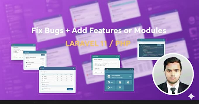 fix laravel bugs, PHP errors, backend and API issues