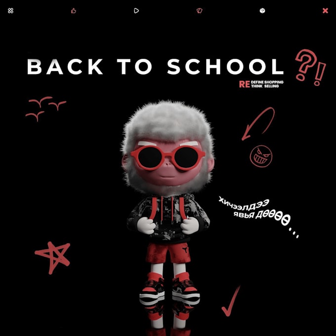 create a 3d mascot for your brand