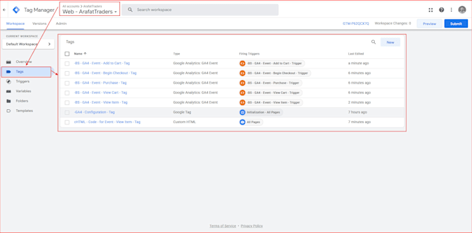 setup google analytics 4, ga4 ecommerce, ads conversion tracking by tag manager