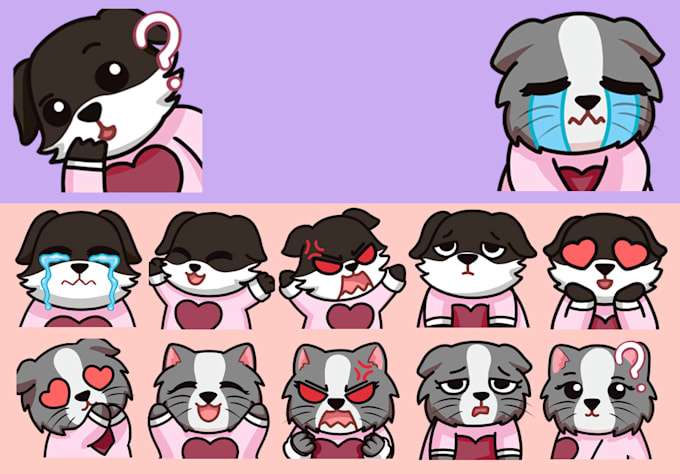customes emotes for twitch, discord