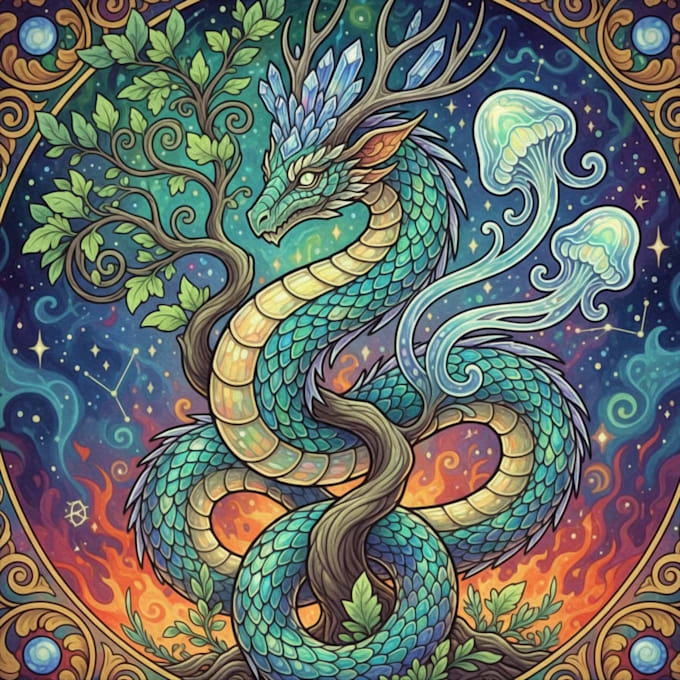 create powerful and detailed beast illustrations