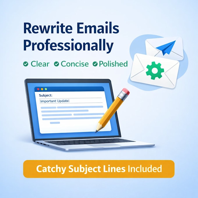 write and polish professional emails for you