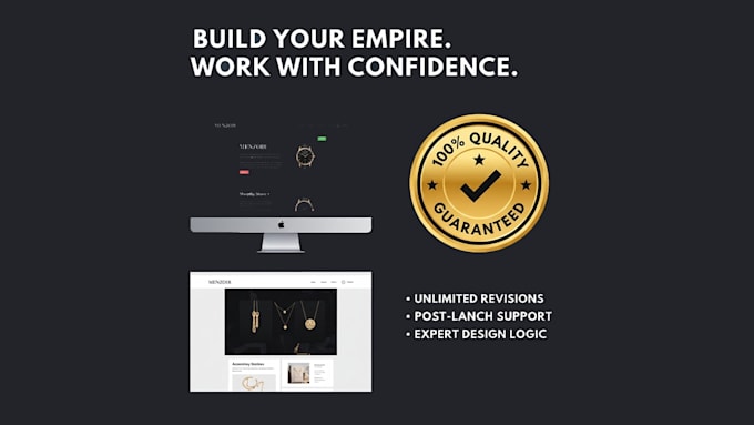 design a luxury shopify store using a free theme