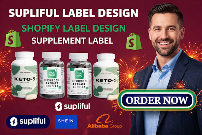 create shopify supliful product upload, supliful label design nfskin care