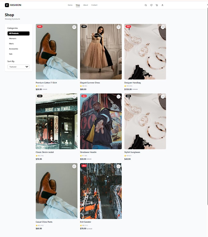 design and develop a modern responsive website for your business