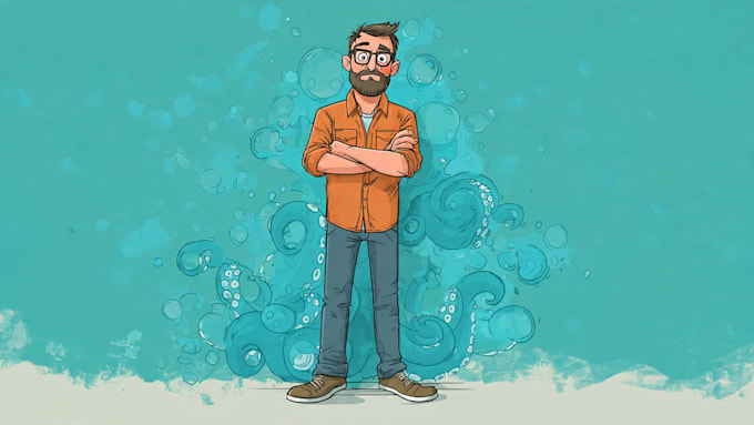draw any cartoon illustration