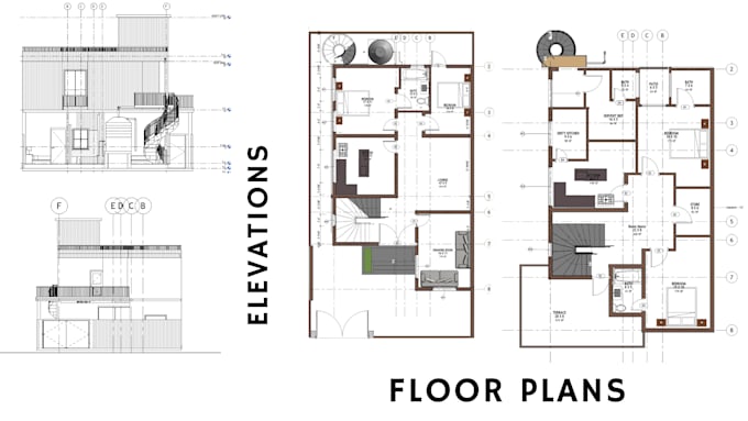 convert your sketch or PDF into detailed revit bim house model