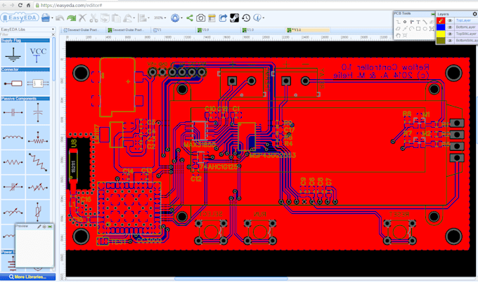 Design professional pcb using kicad or easyeda by Yonesgholamali | Fiverr