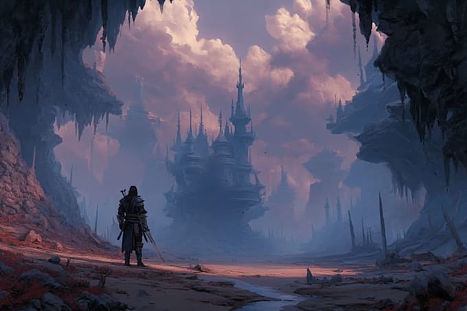 design unique characters and world concept art
