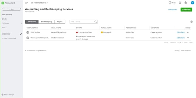 do bookkeeping in quickbooks online and maintain your business financial records