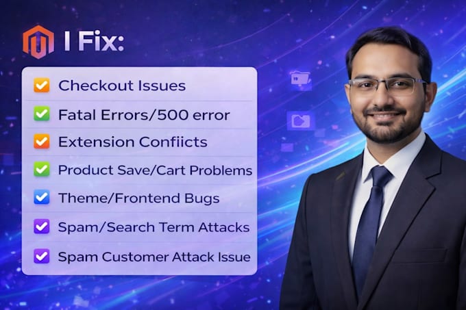 fix magento 2 bugs, errors, issues and provide support