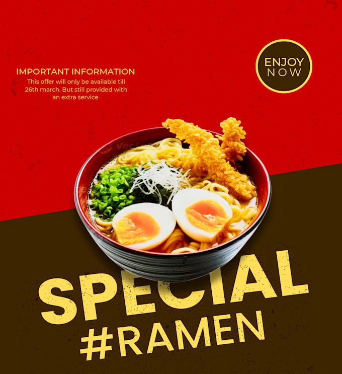 design mouth watering food post for your social media and instagram