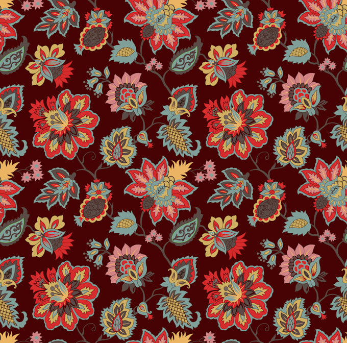 design textile cad patterns ready for fabric production