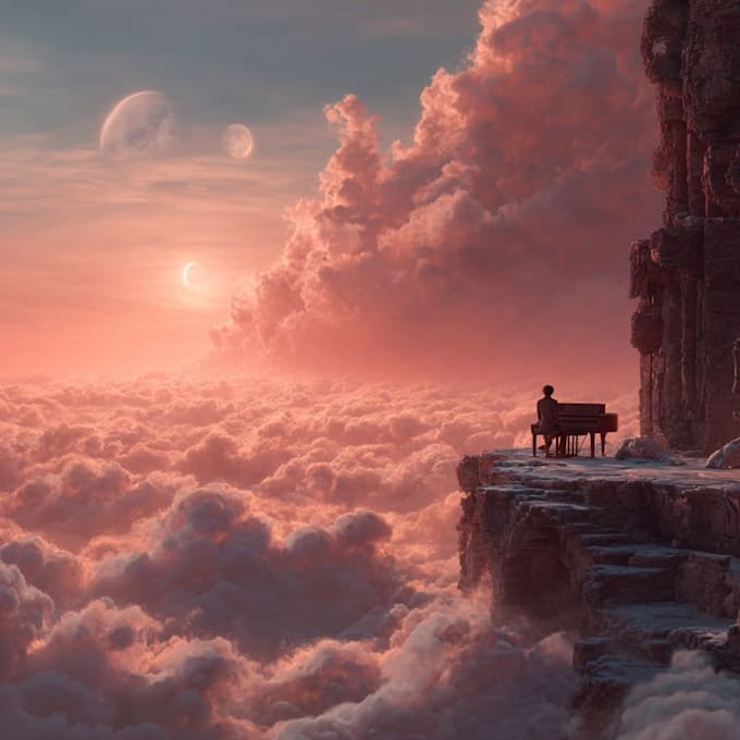 make a dreamy surreal or fantasy music cover