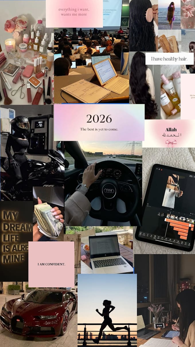 create a personalized digital vision board