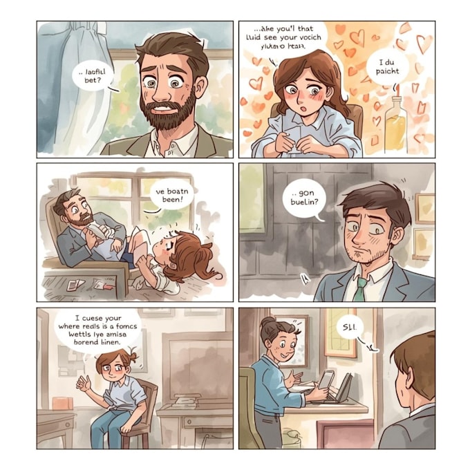 do a comic strip for you