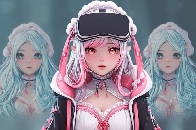 design and rig live2d model for vtuber streaming avatars