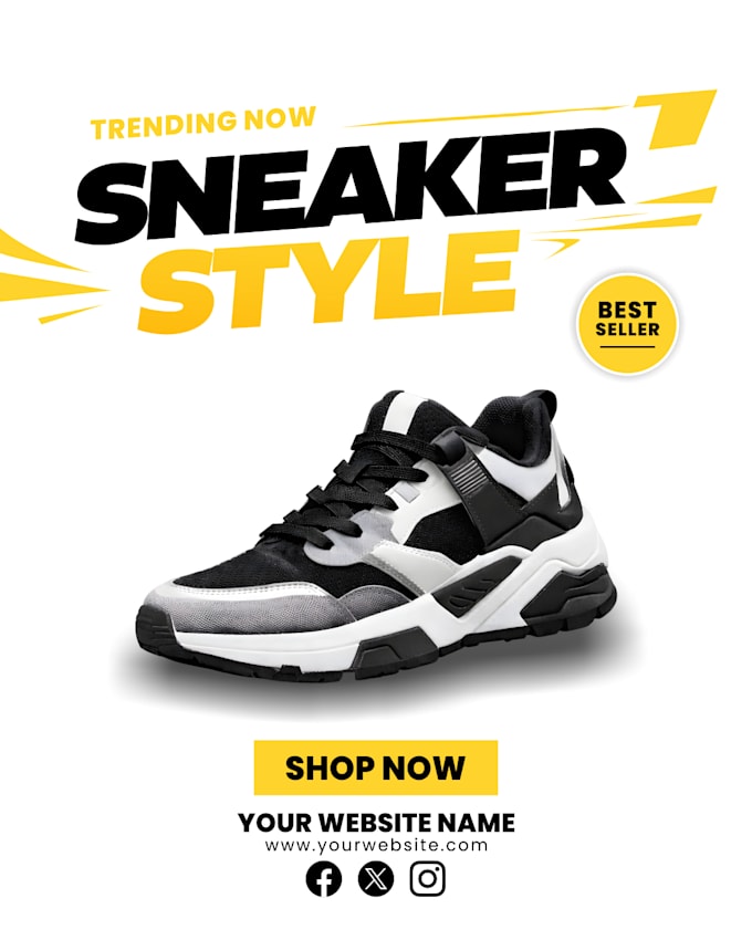 create a modern poster for promotion