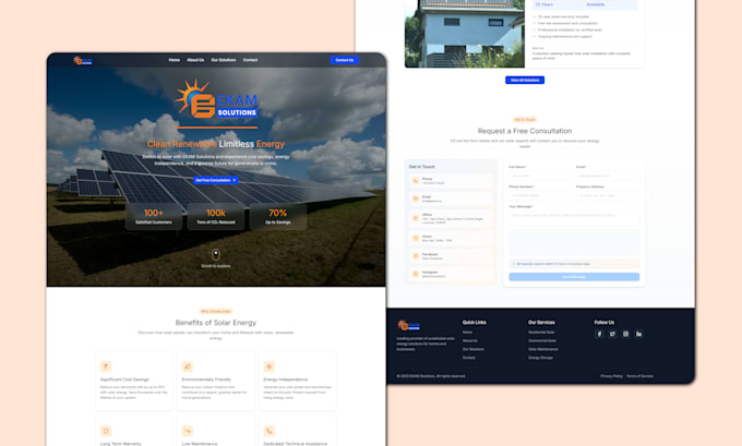 develop a custom responsive business website, landing page, or portfolio