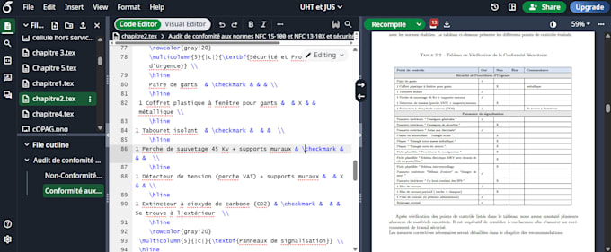 format your word documents in latex