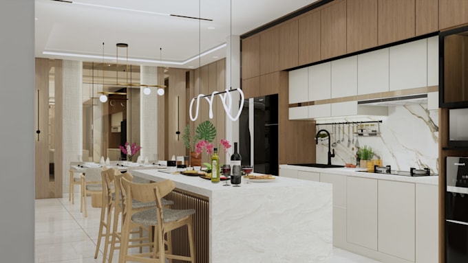 realistically 3d visualize your architectural model