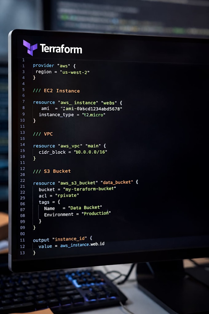 provision AWS infrastructure using terraform