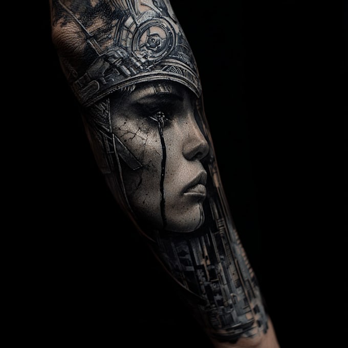 draw custom traditional traditional tattoo design
