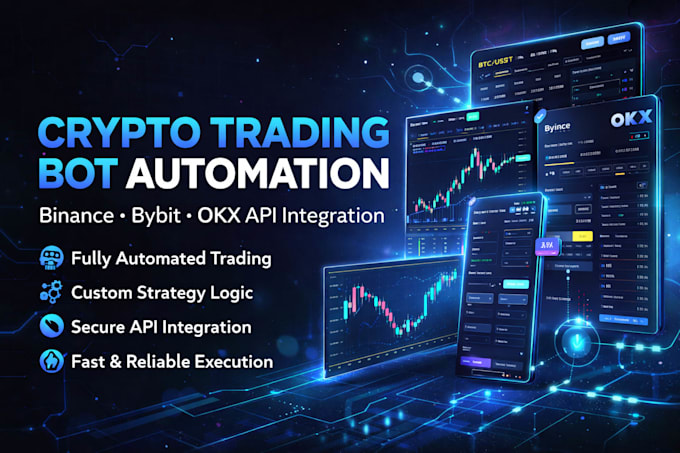 build crypto bot binance automation bybit bot okx trading API integration