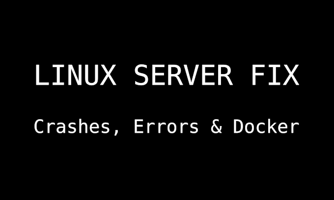 fix linux errors, crashes, and system issues