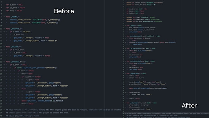 refactor and optimize your godot 4 2d project code