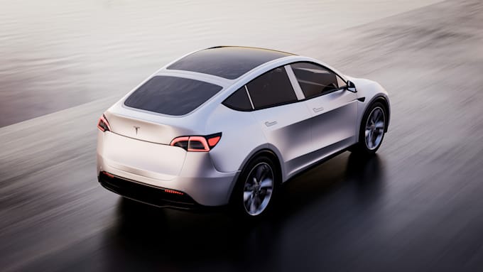 design a professional automotive 3d model in blender for cgi