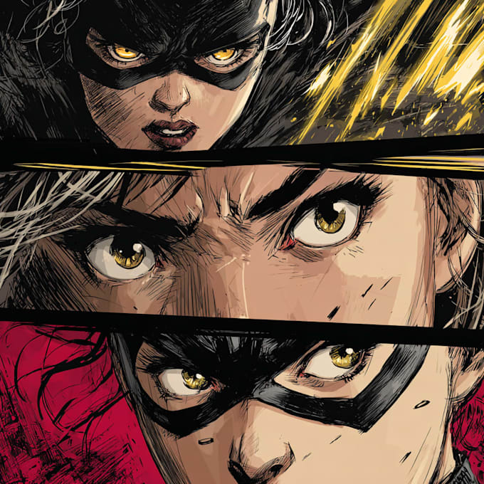 comic book illustration with comic book illustrator
