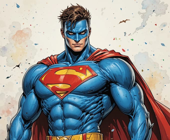 illustrate comic book cover art for publishing