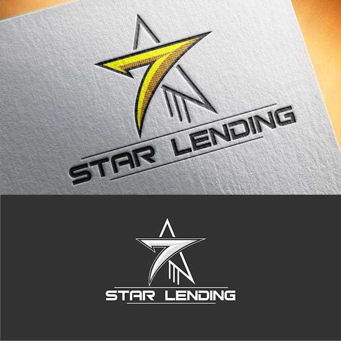create attractive star logo for you