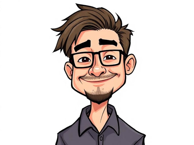 draw caricature characters, avatar cartoons, portrait
