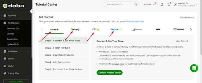 do amazon to doba dropshipping