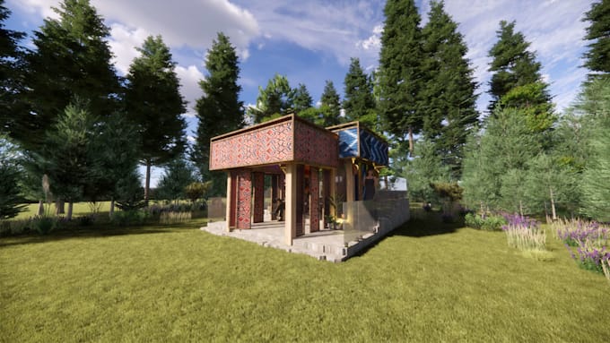 create photo realistic 3d rendering