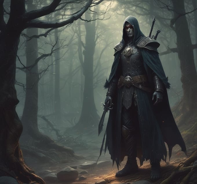 create a dark fantasy character for you