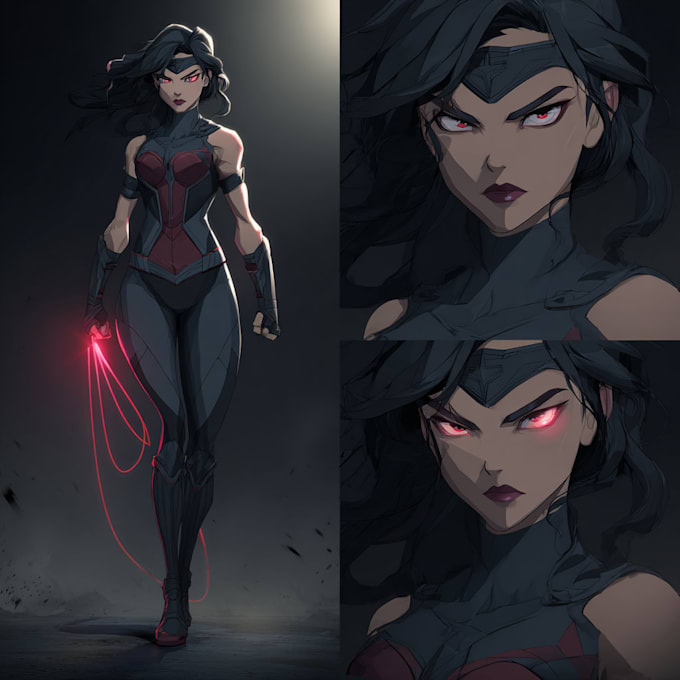 superhero character for comics