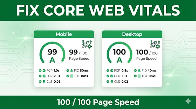 fix core web vitals for wordpress website