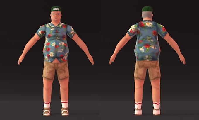create retro ps1 n64 ps2 lowpoly 3d characters and animations for games, music