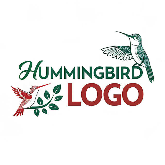 Hummingbird Bit Logo Design a modern hummingbird logo for your brand by Joann_tamm | Fiverr