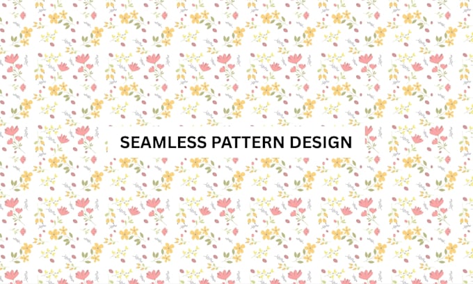 design seamless pattern for textiles and packaging