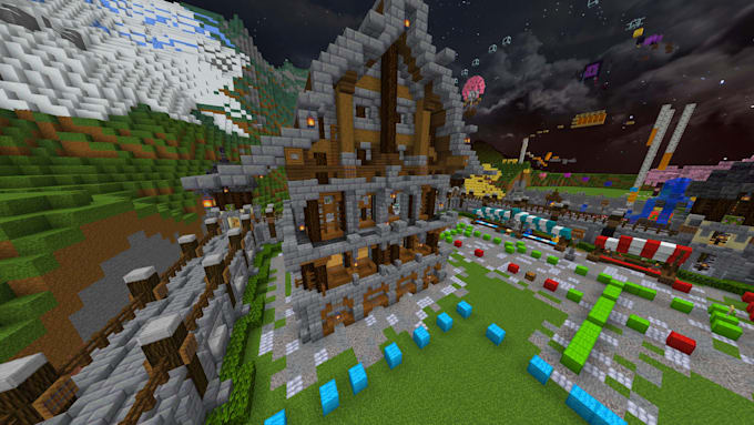 Build custom minecraft structures for your world by Snowedout | Fiverr