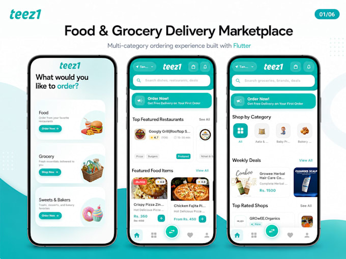 build a custom flutter app for android and ios