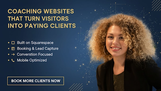 design a high converting squarespace coaching website