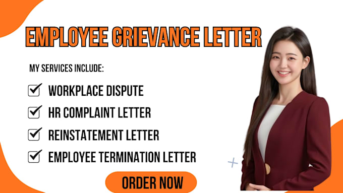 write an employee grievance or HR complaint letter to fix workplace issues