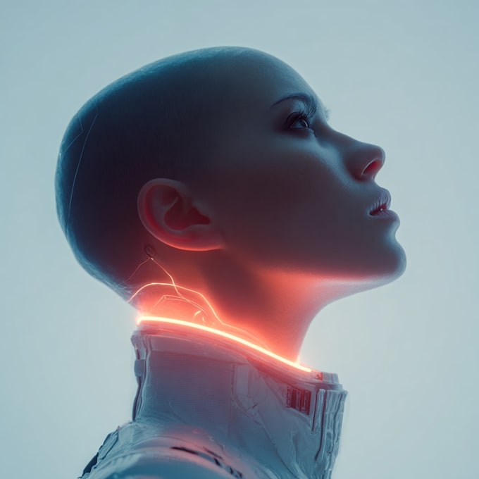 design stunning sci fi portrait art