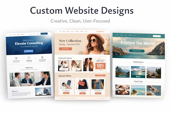design responsive, user friendly websites focused on your brand