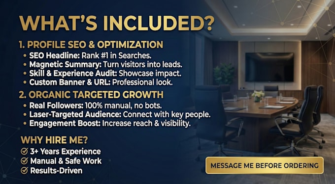 optimize your linkedin profile and grow your targeted followers